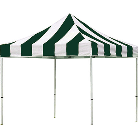 POP-UP 10' X 10' GREEN & WHT