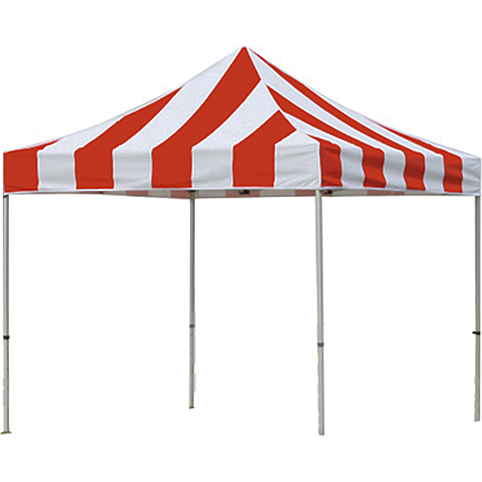 POP-UP 10' X 10' RED & WHITE