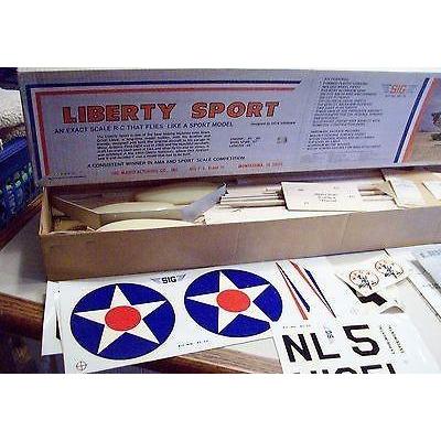 1973 SIG RC-33 Liberty Sport RC Airplane Kit