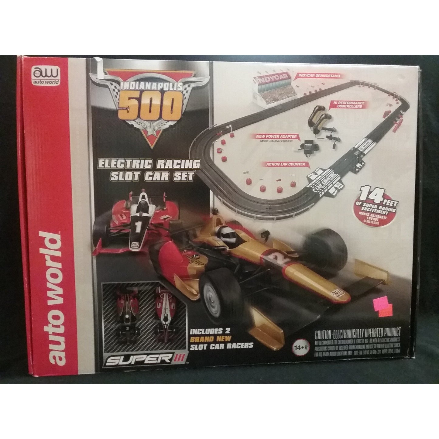 SRS294 Auto World Hobbies Indianapolis 500 Slot Car Set - Swasey's Hardware & Hobbies