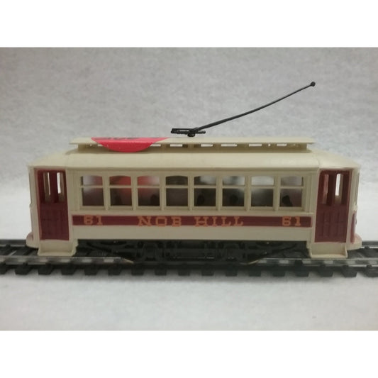 HO Scale Bachmann Nob Hill Trolley Car