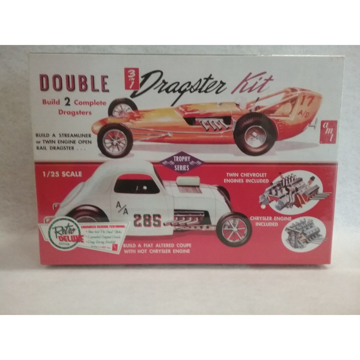 1/25 Scale AMT Double Dragster Kit
