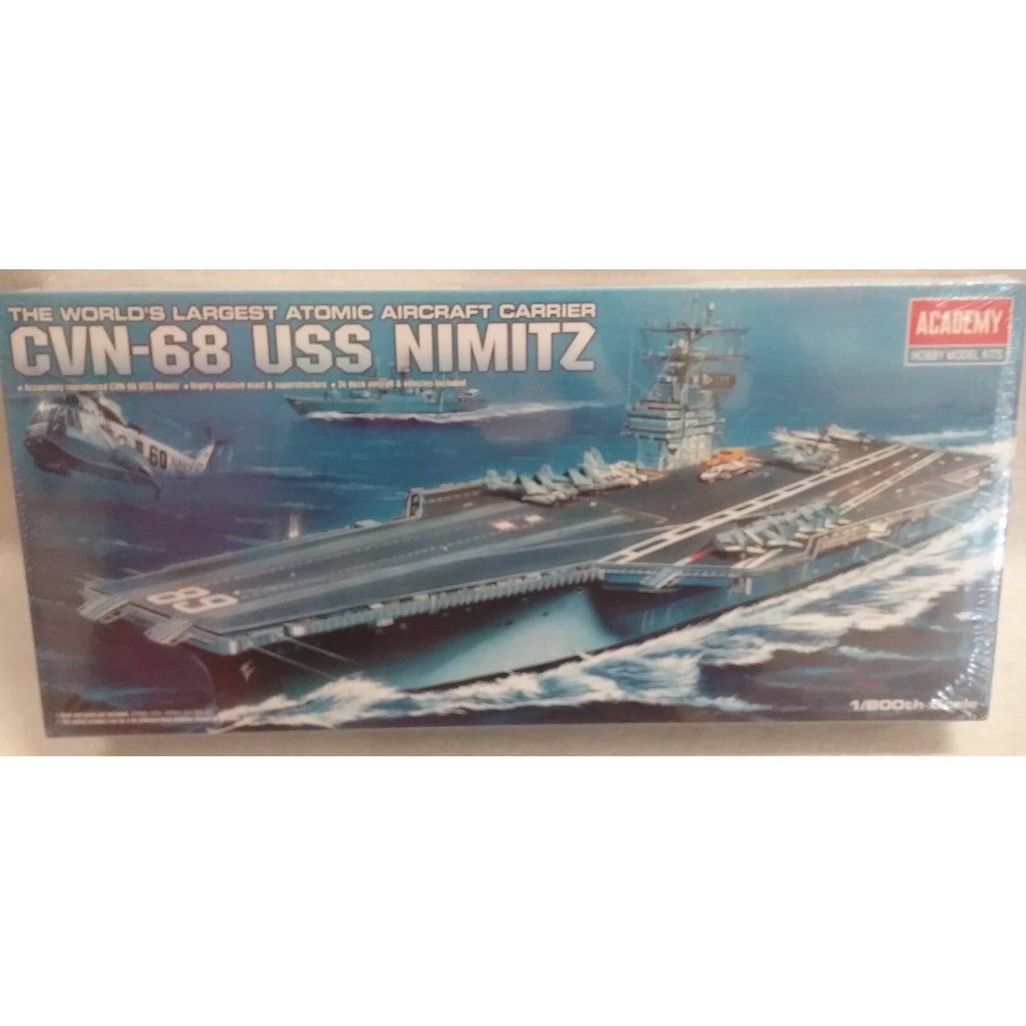 1/800 Scale Academy #14213 CVN-68 USS NIMITZ