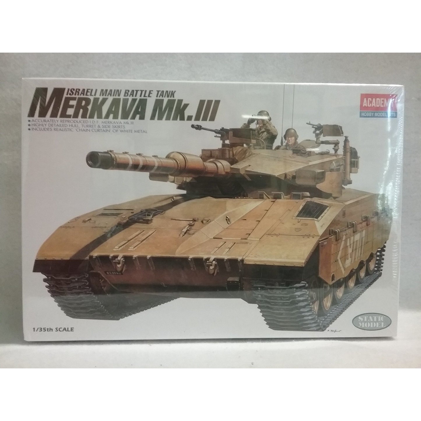 1/35 Scale Academy #1391 Merkava Mk.III Israeli Main Battle Tank