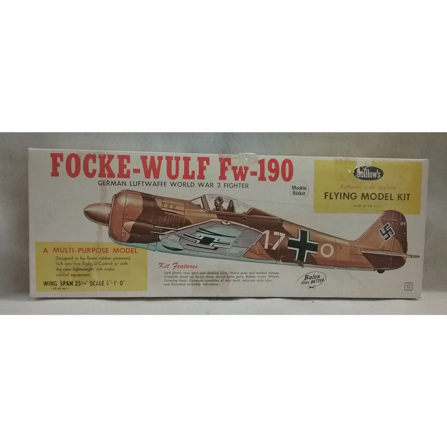 Guillow's Focke Wulf Fw-190