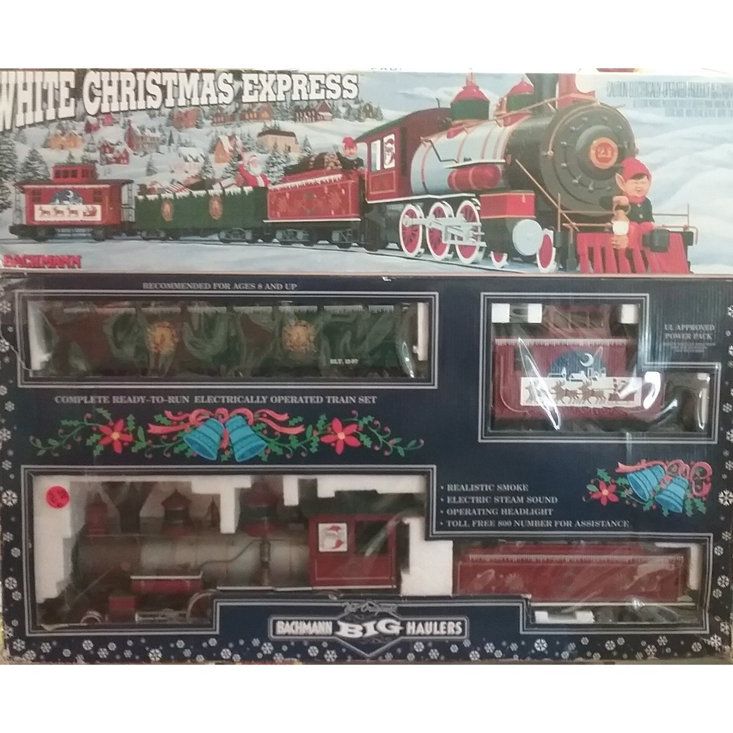 G Scale Bachmann White Christmas Express