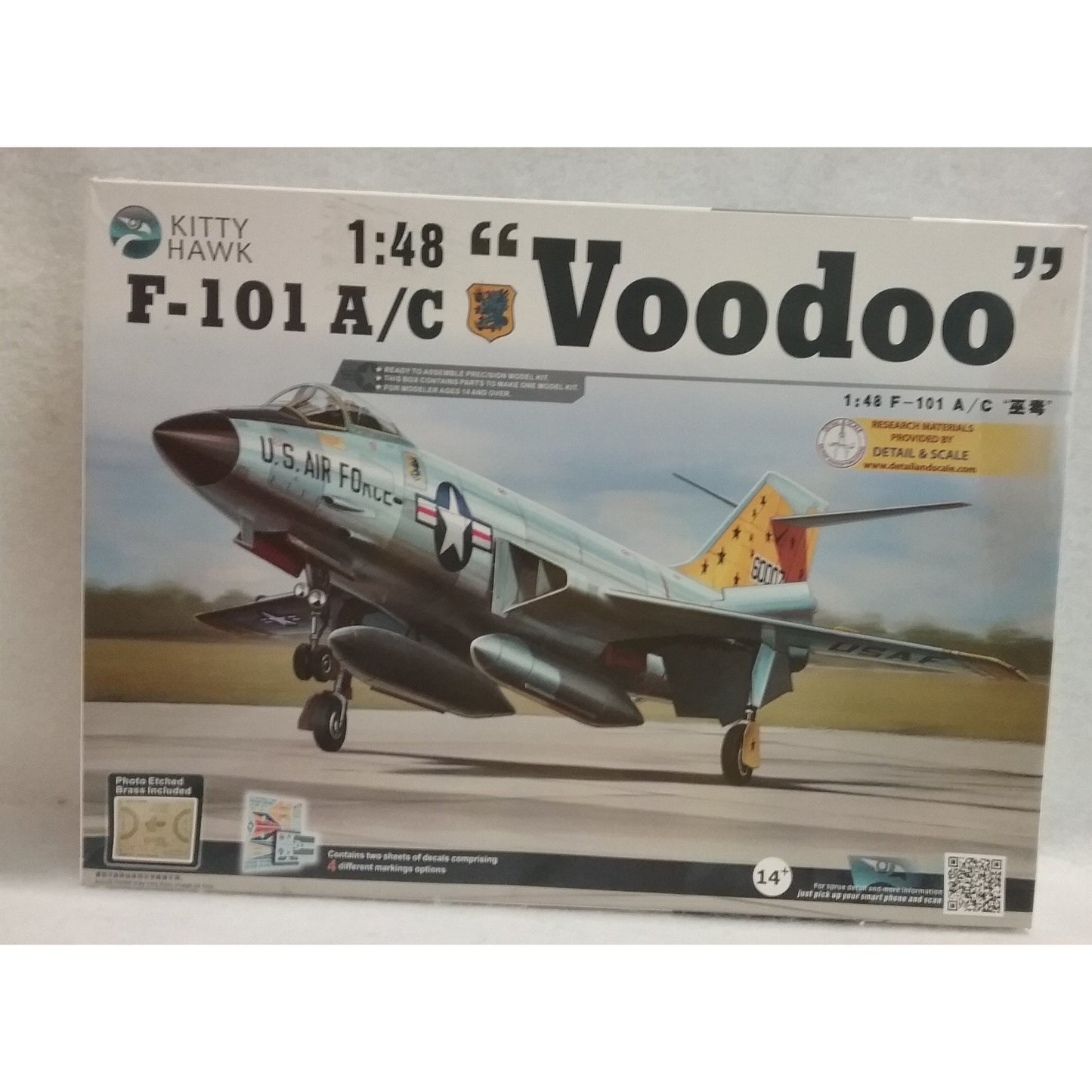 1/48 Scale Kitty Hawk #KH80115 F-101 A/C "Voodoo"