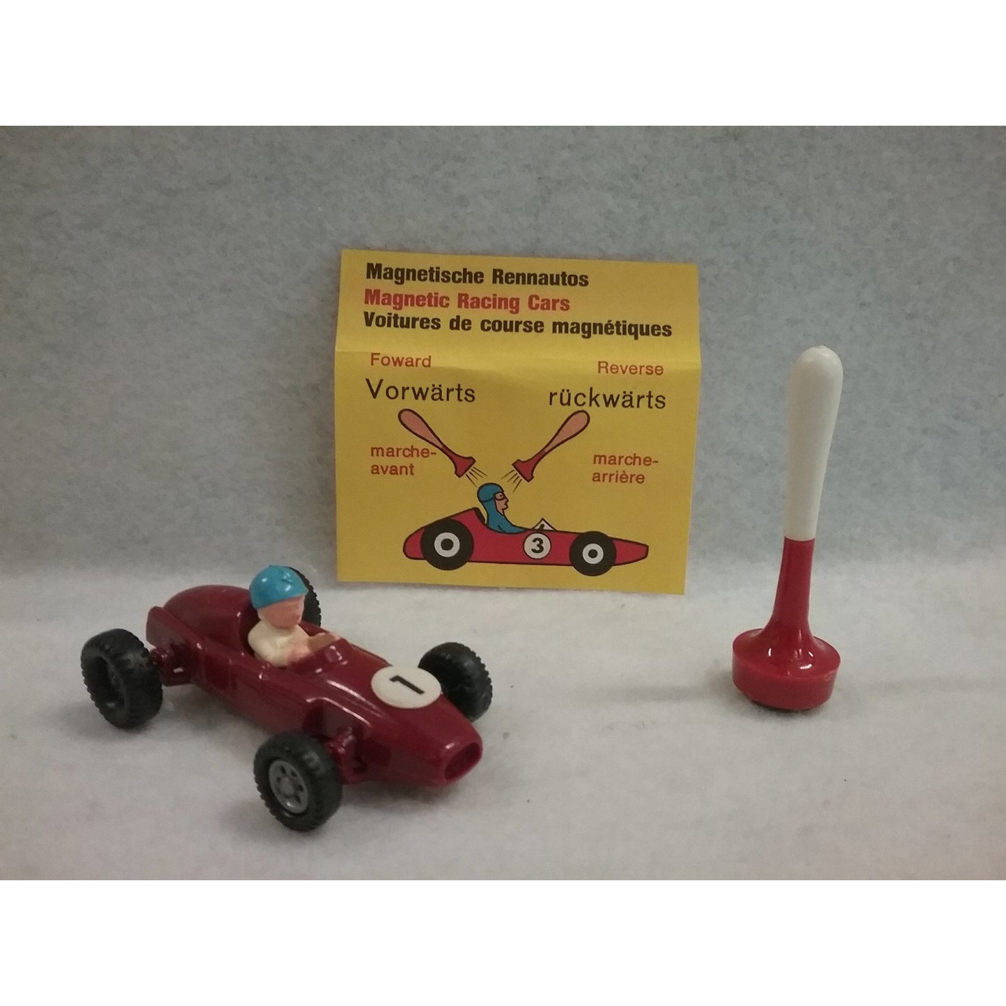 Vintage 1980's Magneto No 3141 Formula 1 Magnetic Racing Car