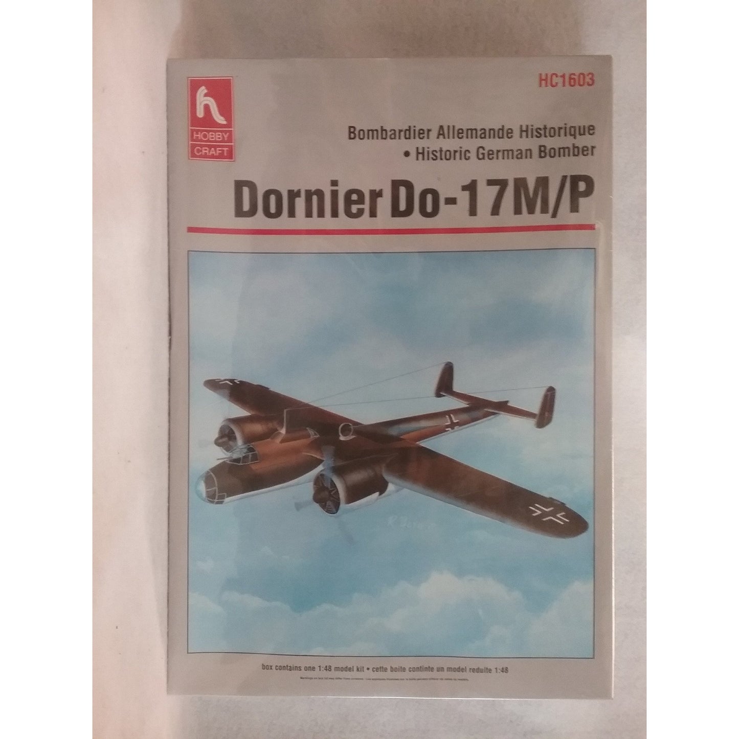 1/48 Scale Hobby Craft Kit No.HC1603 Dornier Do-17M/P