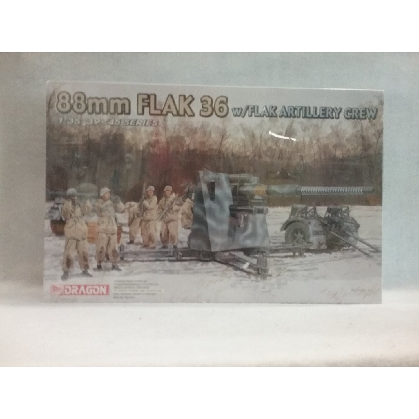 1/35 Scale Dragon No.6260 88mm Flak 36 With Flak Artillery Crew
