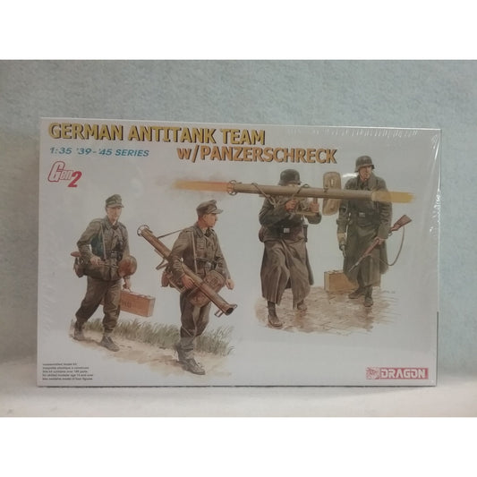 1/35 Scale Dragon Kit No. 6374 German Antitank Team With Panzerschreck