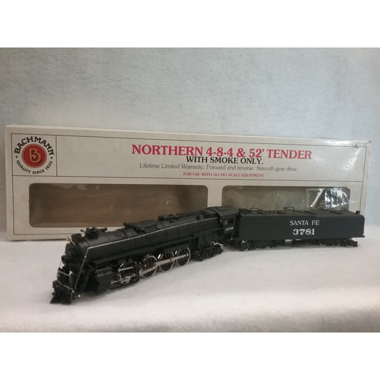 HO Scale Bachmann No.41-580-02 A.T.S.F 4-8-4 Northern