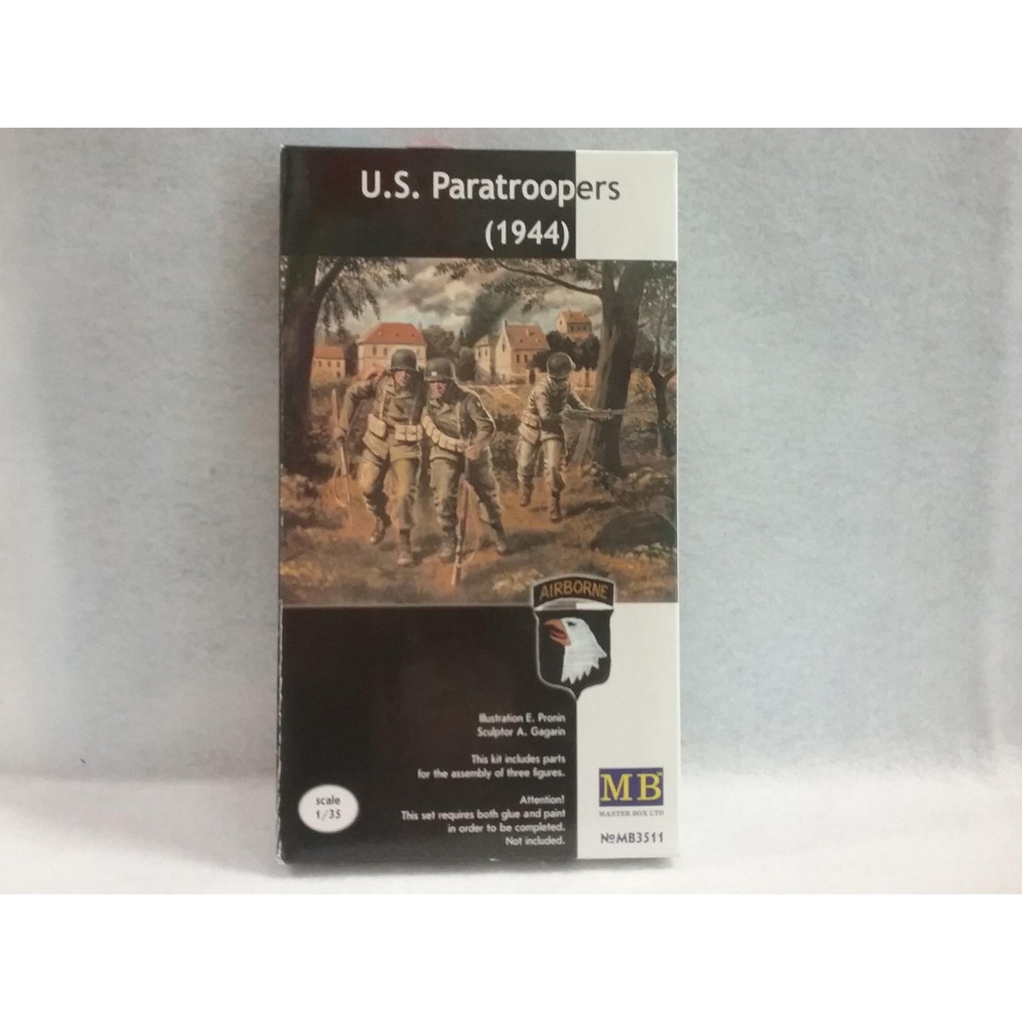 1/35 Scale Master Box No. MB3511 U.S. Paratroopers 1944