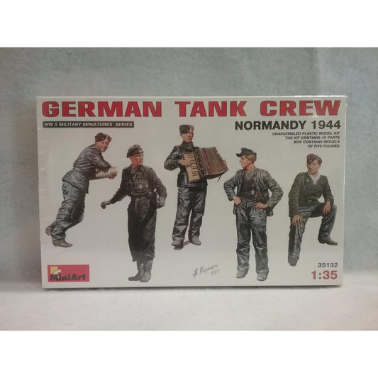 1/35 Scale MiniArt No.35132 German Tank Crew Normandy 1944