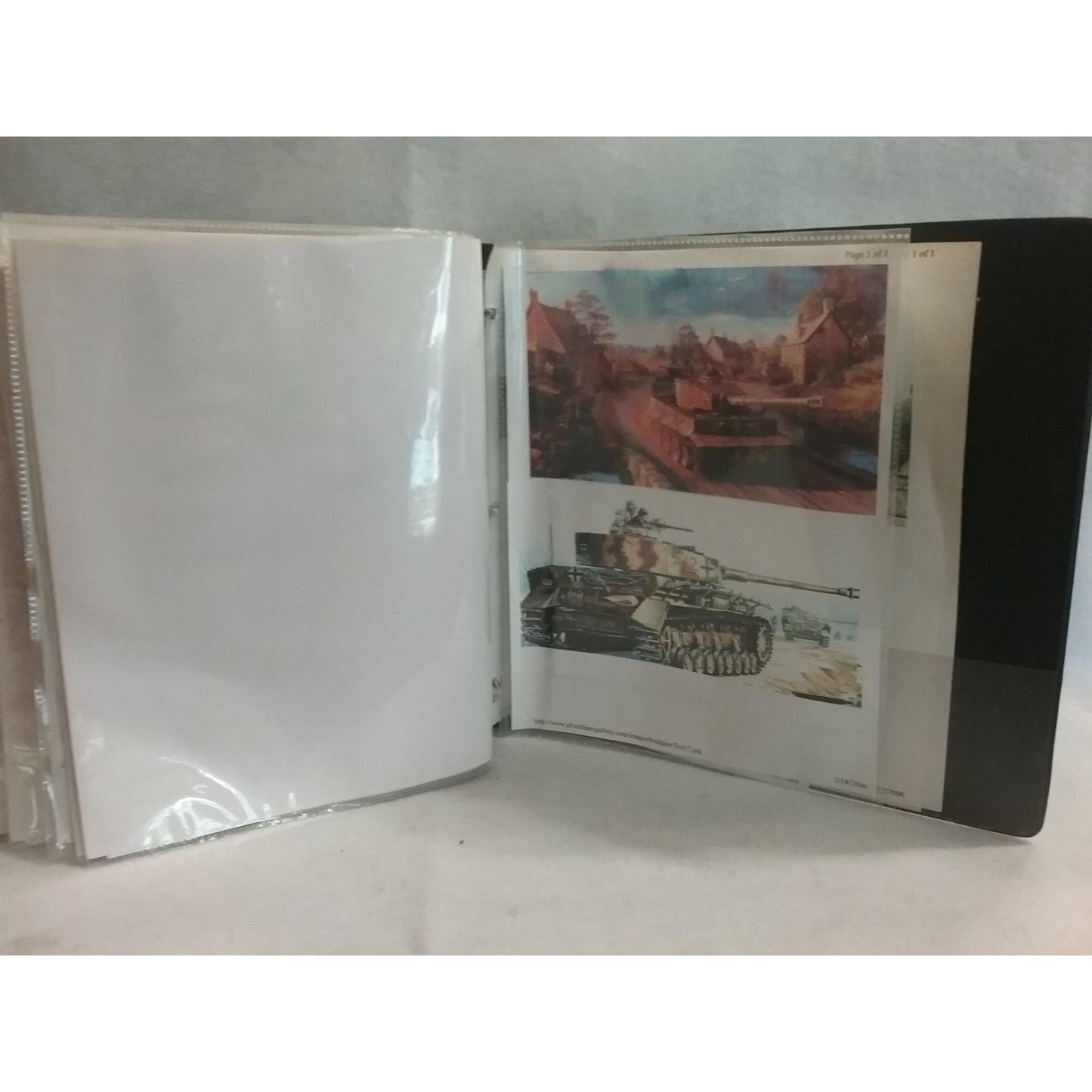 WWll German Military Homemade Reference Manual with pictures and specs