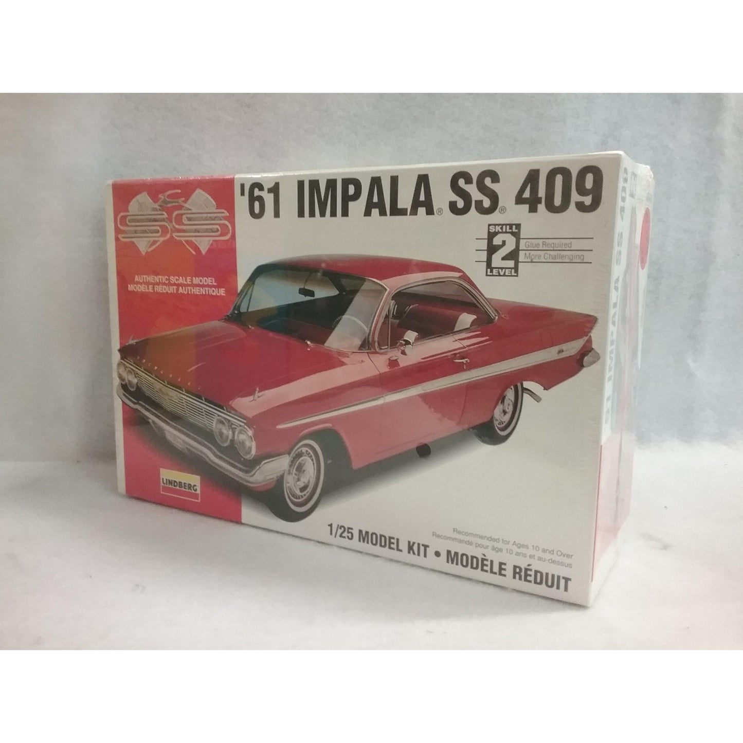 1/25 Scale Lindberg No.72163 '61 Impala SS 409
