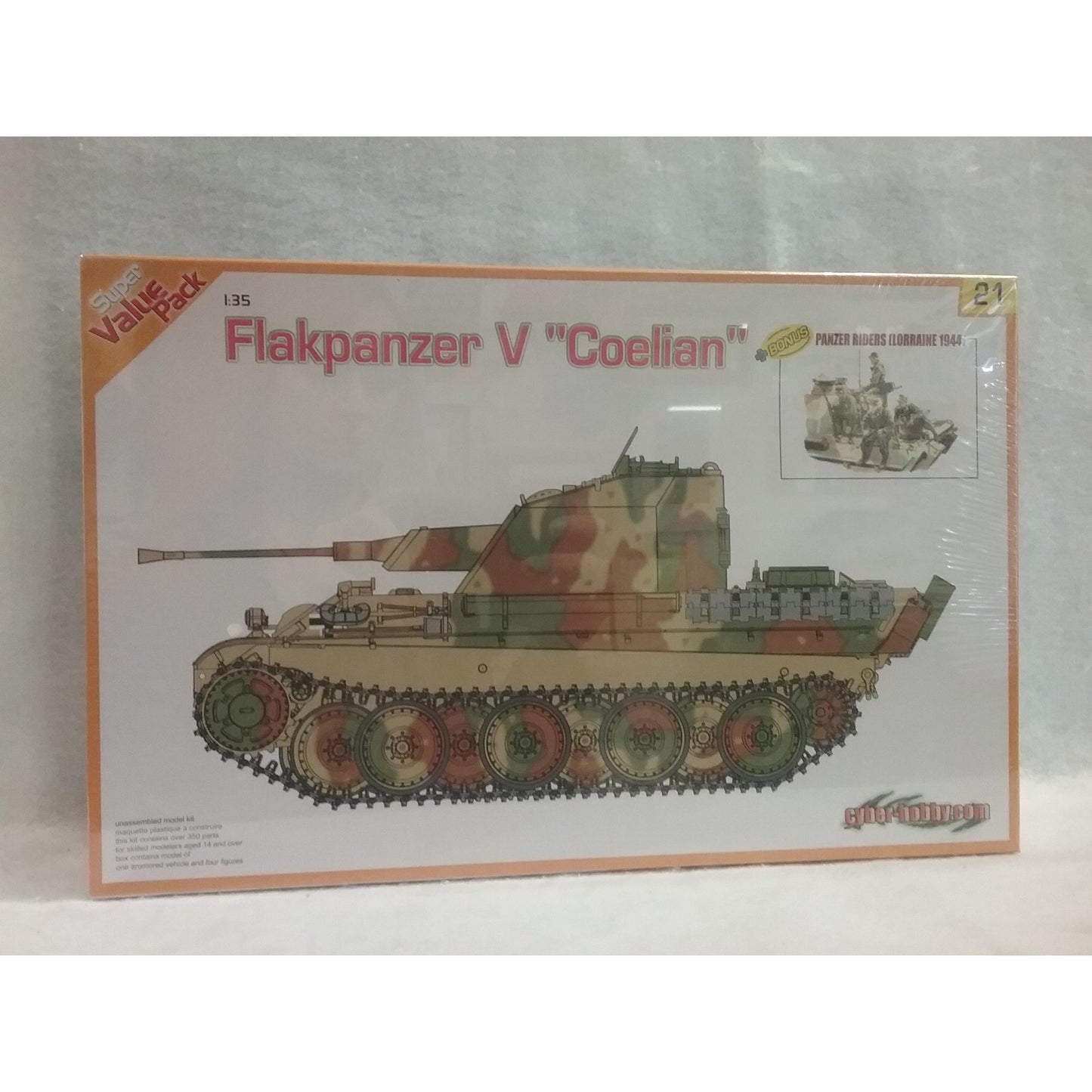 1/35 Scale Cyber-Hobby No.9121 Flakpanzer V "Coelian"