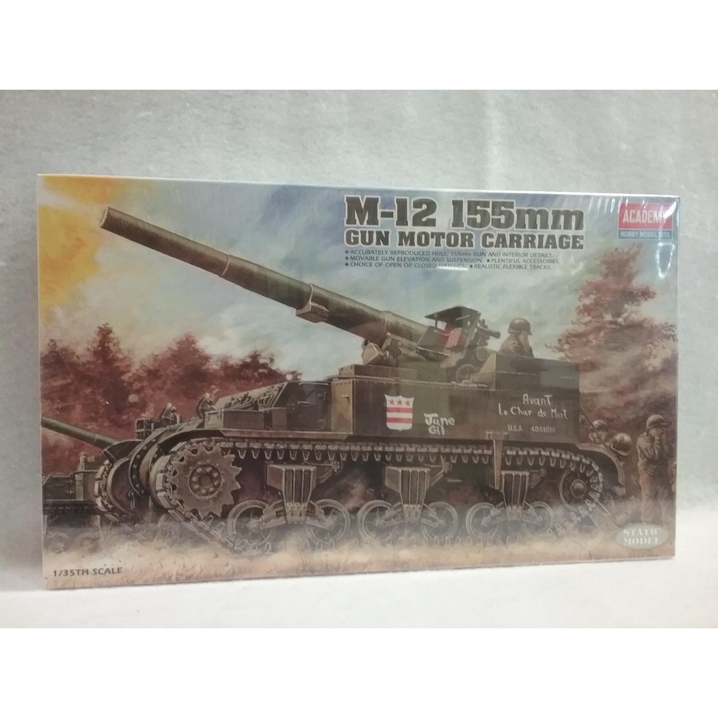 1/35 Scale Academy No.1394 M-12 155mm Gun Motor Carriage