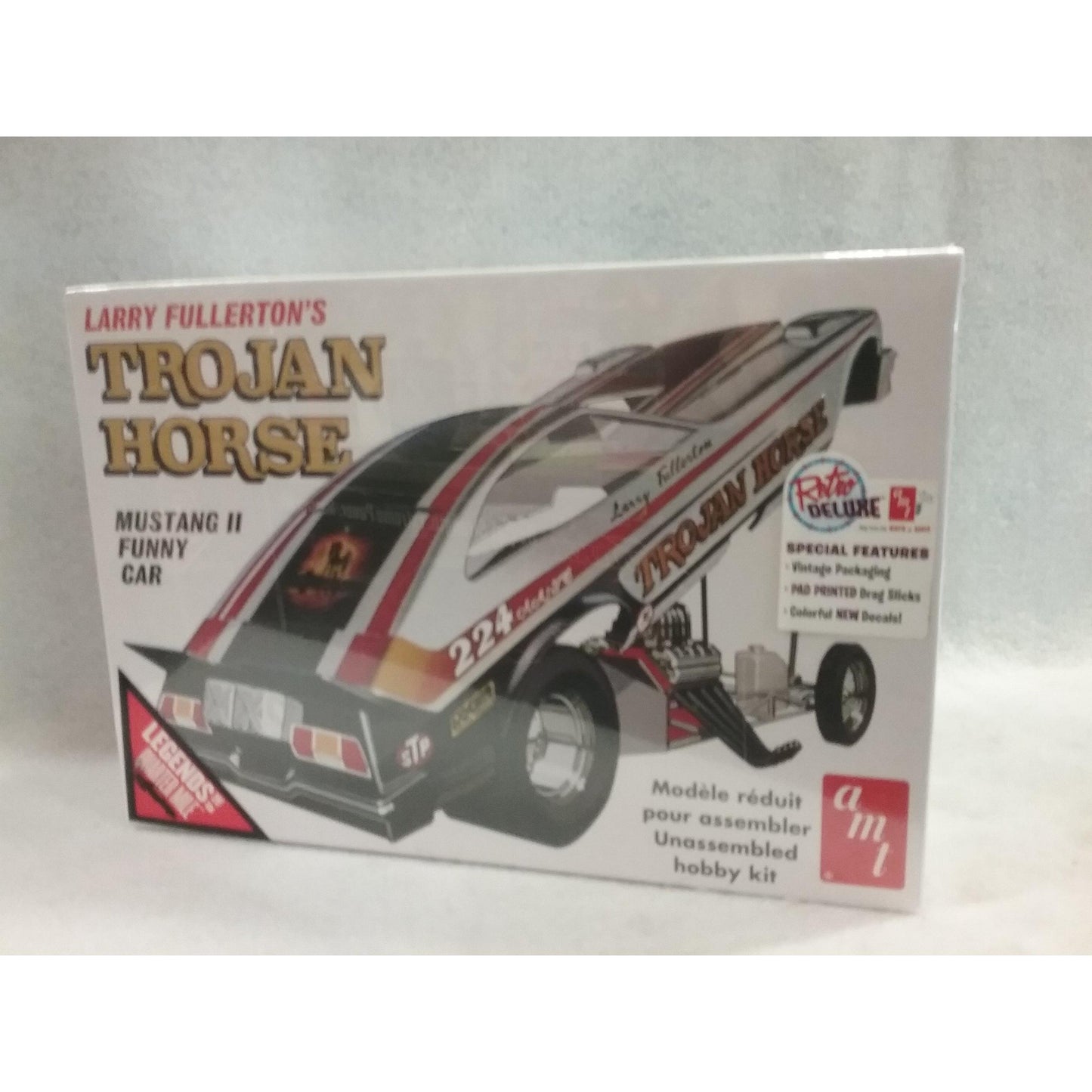 1/25 Scale AMT No.AMT1009/12 Larry Fullerton's Trojan Horse Mustang II Funny Car
