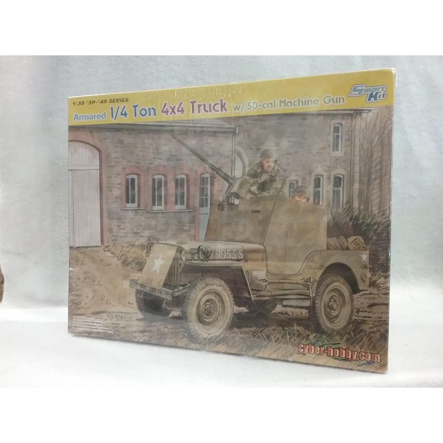 1/35 Scale Cyber-Hobby No.6714 Armored 1/4 Ton 4X4 Truck W/.50-cal Machine Gun