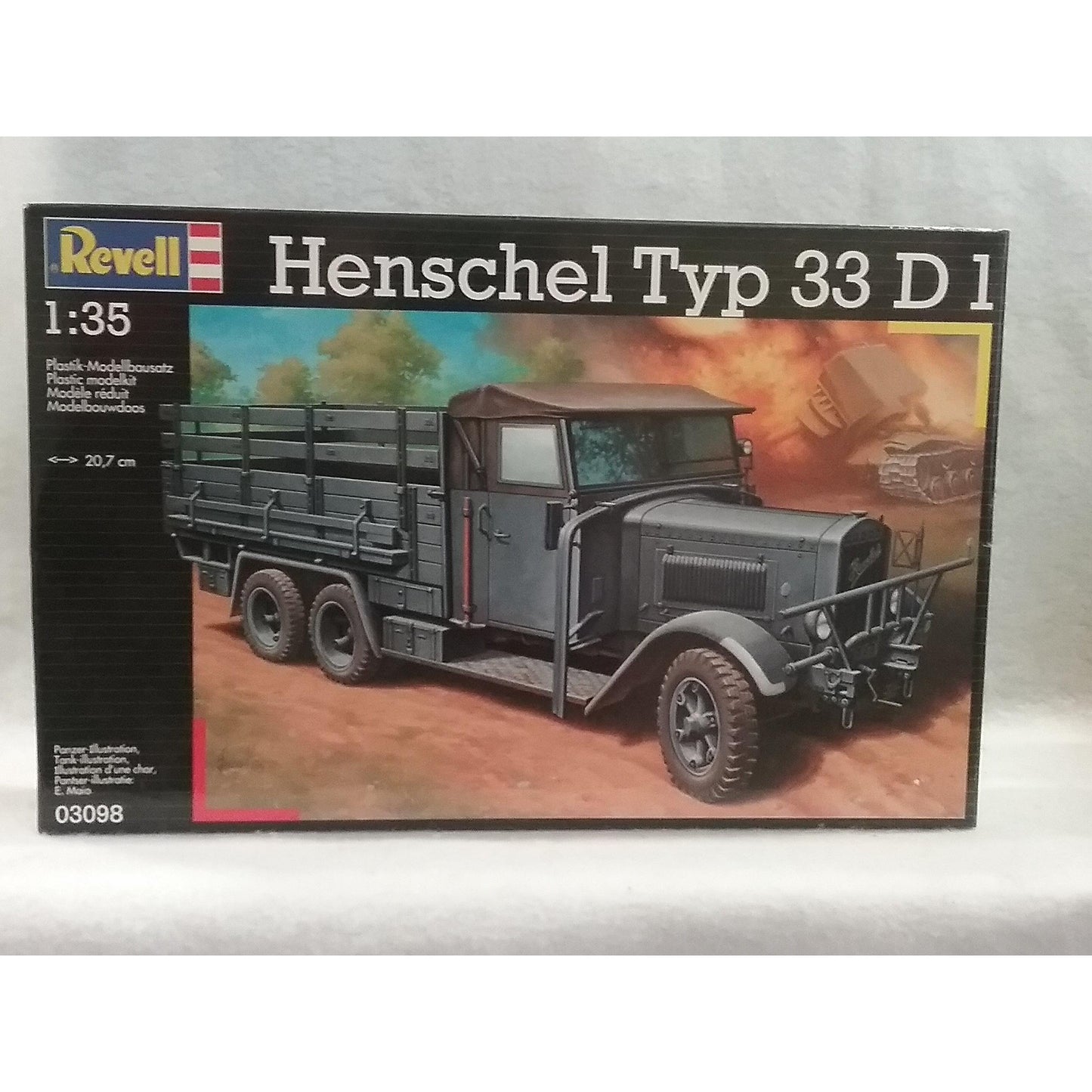 1/35 Scale Revell No.03098 Henschel Typ 33 D 1
