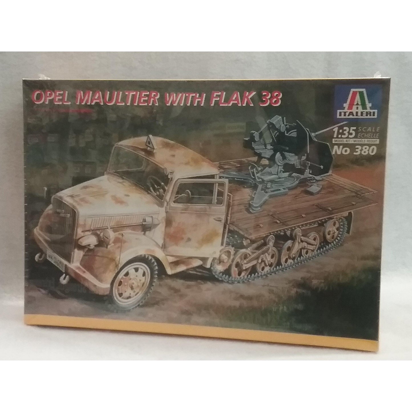 1/35 Scale Italeri No.380 Opel Maultier With Flak 38