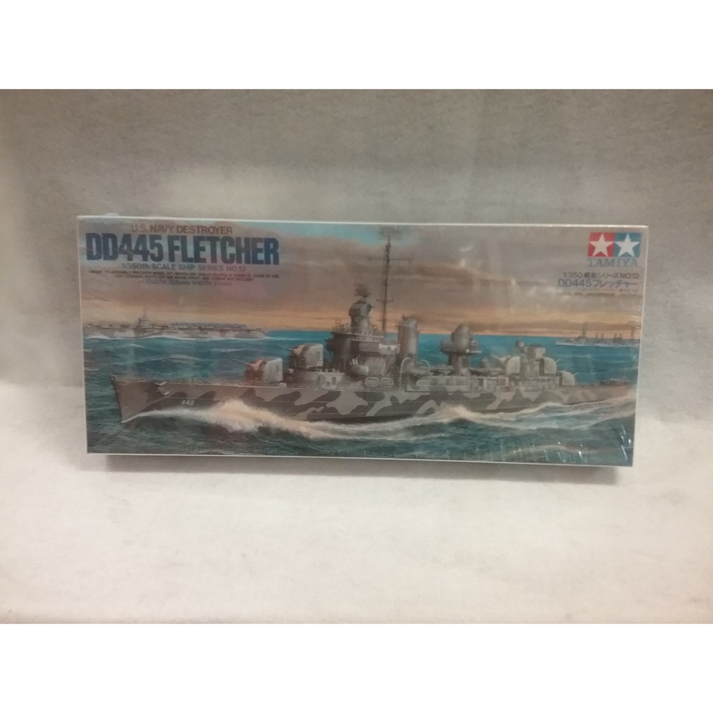 1/350 Scale Tamiya No.78012 U.S. Navy Destroyer DD445 Fletcher