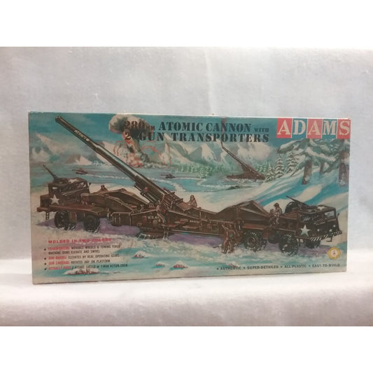 1/40 Scale Adams No.K-153 Atomic Cannon With Two Gun Transporters
