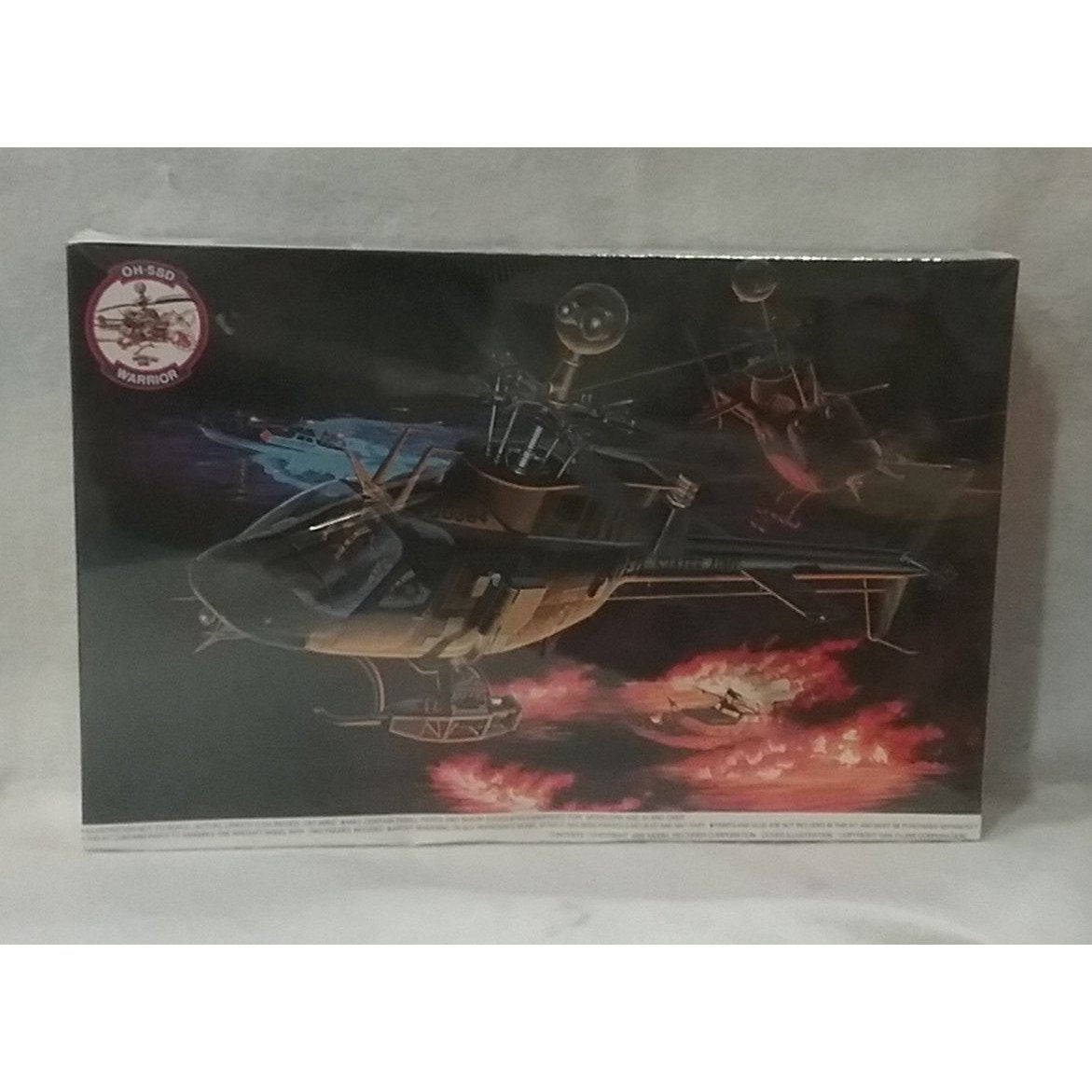 1/35 Scale MRC No.2195 OH-58D Kiowa "Black Death" Helicopter