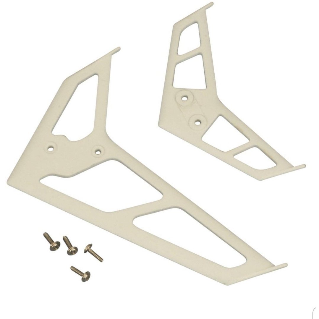 Blade No.EFLH1326W Stabilizer/Fin Set, White: BCPP2