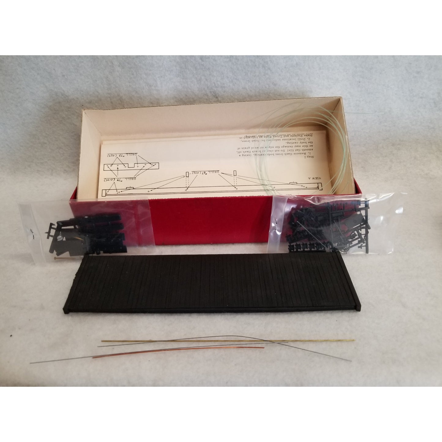 On3 Scale Hetch Hetchy Models No.HH-301/1295 D & RGW Plastic Flat Car Kit