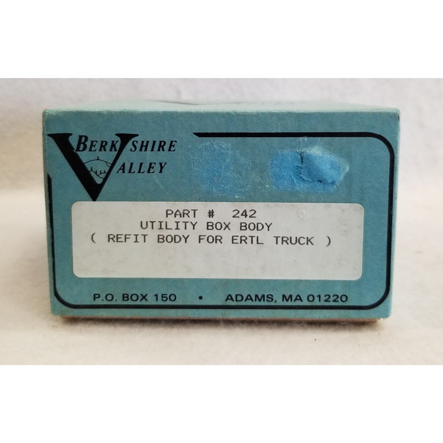 O Scale Berkshire Valley #242 Utility Box Body for Ertl Truck