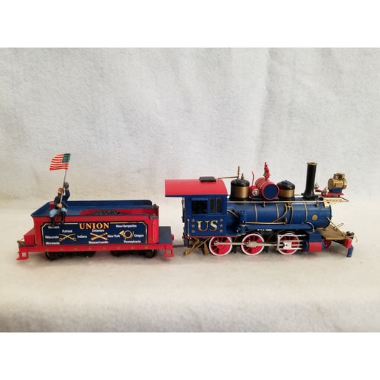 On30 Scale Bachmann, Hawthorne Village Union Army Locomotive And Tender