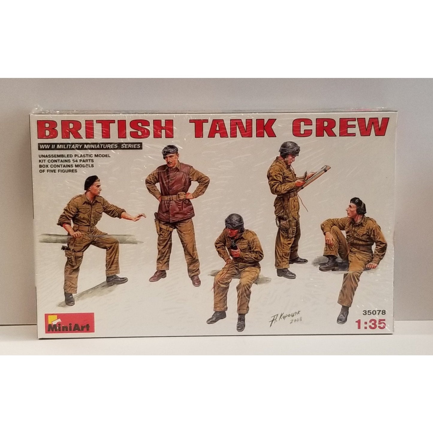 1/35 Scale MiniArt No.35078 British Tank Crew