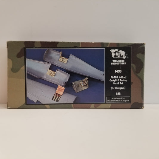 1/32 Scale Verlinden Products No.1435 F6-F5/3 Hellcat Cockpit And Gunbay Detail