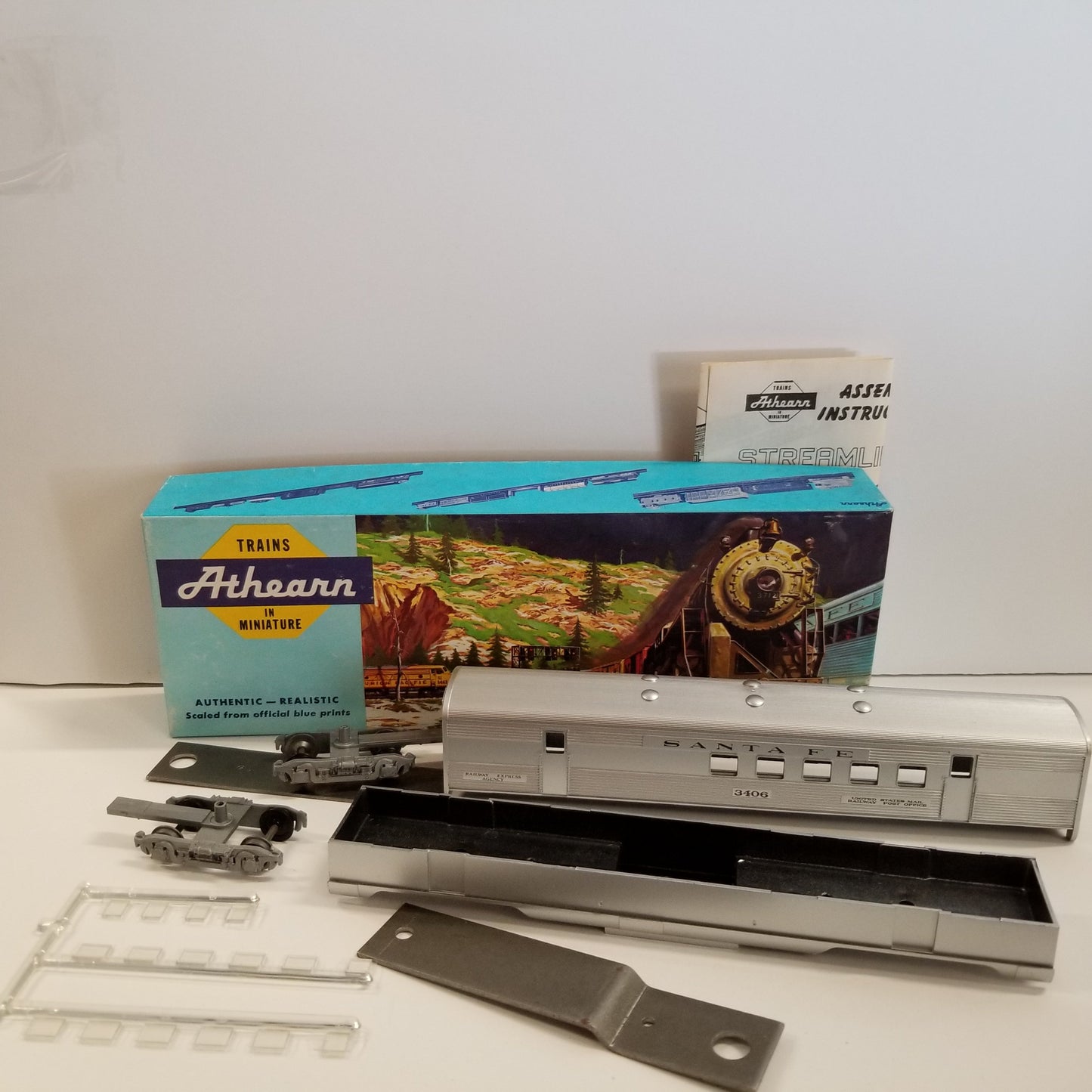 HO Scale Athearn No.1801 SL R.P.O. Santa Fe Kit