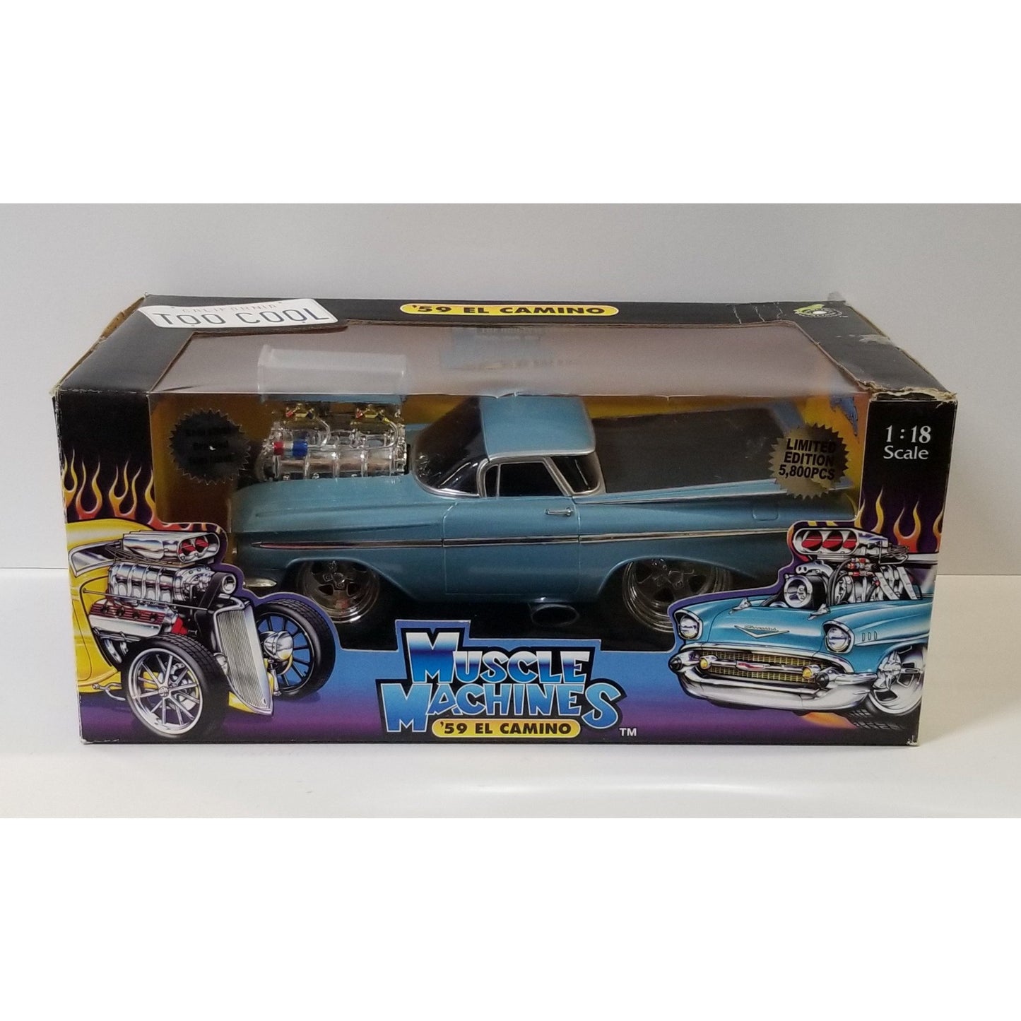 1/18 Scale Muscle Machines Die-Cast '59 El Camino