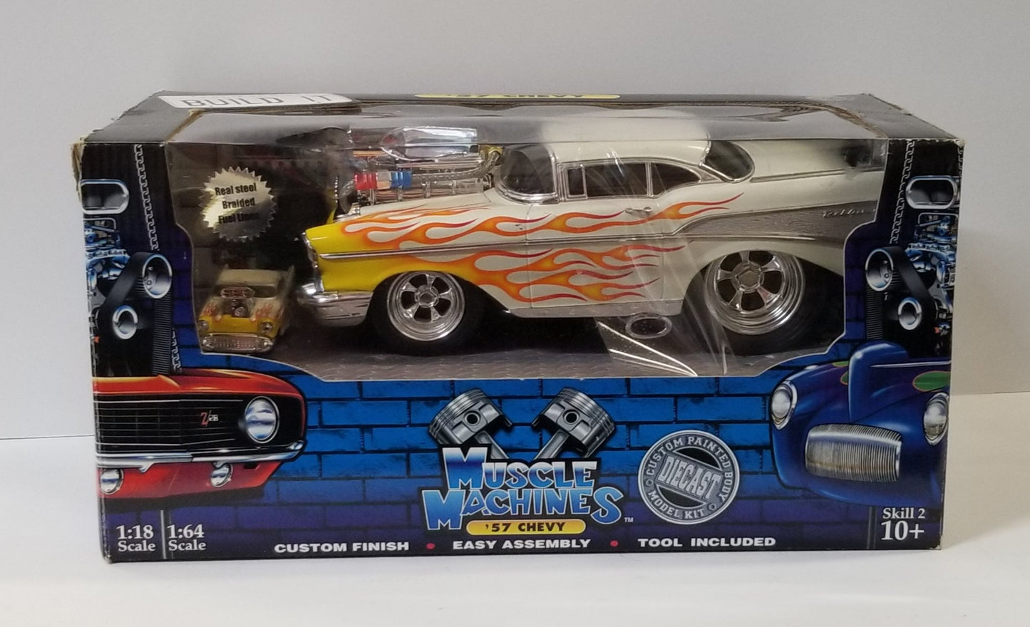 1/18 Scale & 1/64 Scale Muscle Machines Die-Cast '57 Chevy