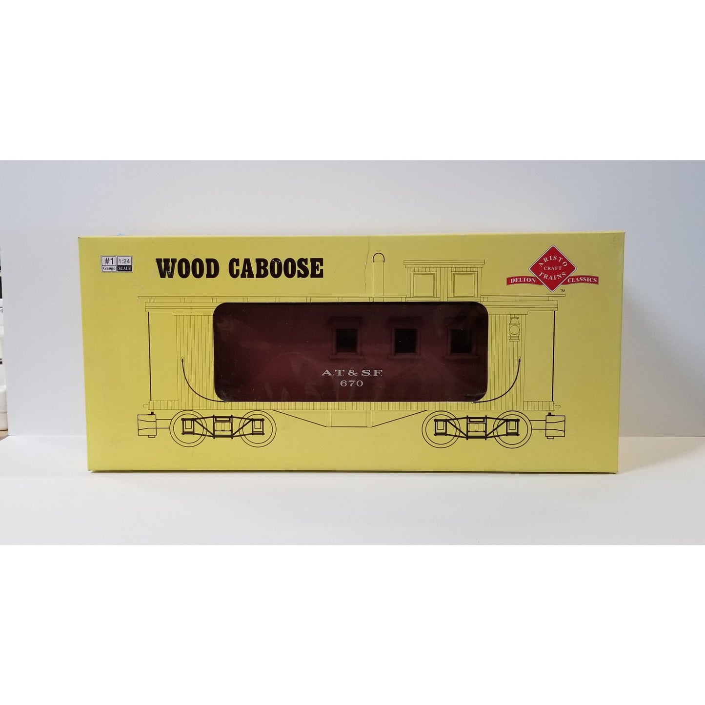 Aristo Craft Delton Classics ATSF Caboose #670