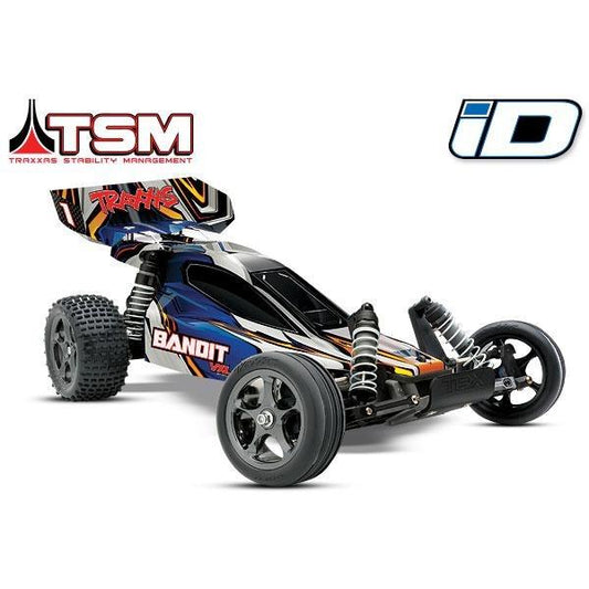 Tra24076-3 Bandit Vxl: 1/10 Scale Off-Road Buggy With Tqi Traxxas Link Enabled 2.4Ghz Radio System & Traxxas Stability Management (Tsm)