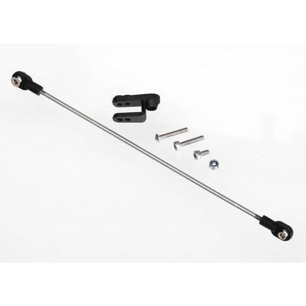5741 Rudder pushrod assembled servo horn x mm BCS stainless x mm CS stainless x mm CS stainless servo-horn/-3 - Swasey's Hardware & Hobbies