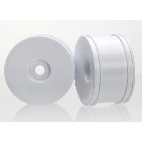6472 Wheels dished white dyeable (2 - Swasey's Hardware & Hobbies