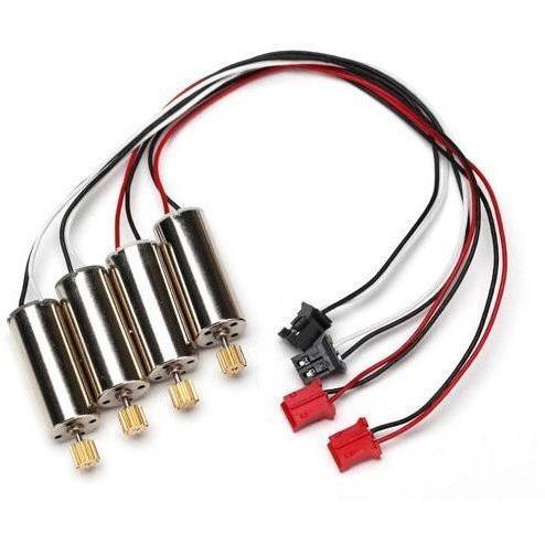6634 Motor, clockwise (high output, red connector) (2)/ motor, counter-clockwise (high output, black connector) (2) - Swasey's Hardware & Hobbies