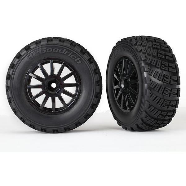 7473T Tires & Wheels Assembled Glued Black Wheels Gravel Pattern Tires Foam Inserts Tsm Assembled,-Glued-(Black-Wheels,-Gravel-Pattern-Tires,-Foam-Inserts)-(2