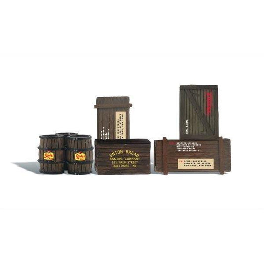 A2564 G Wooden Crates and Barrels