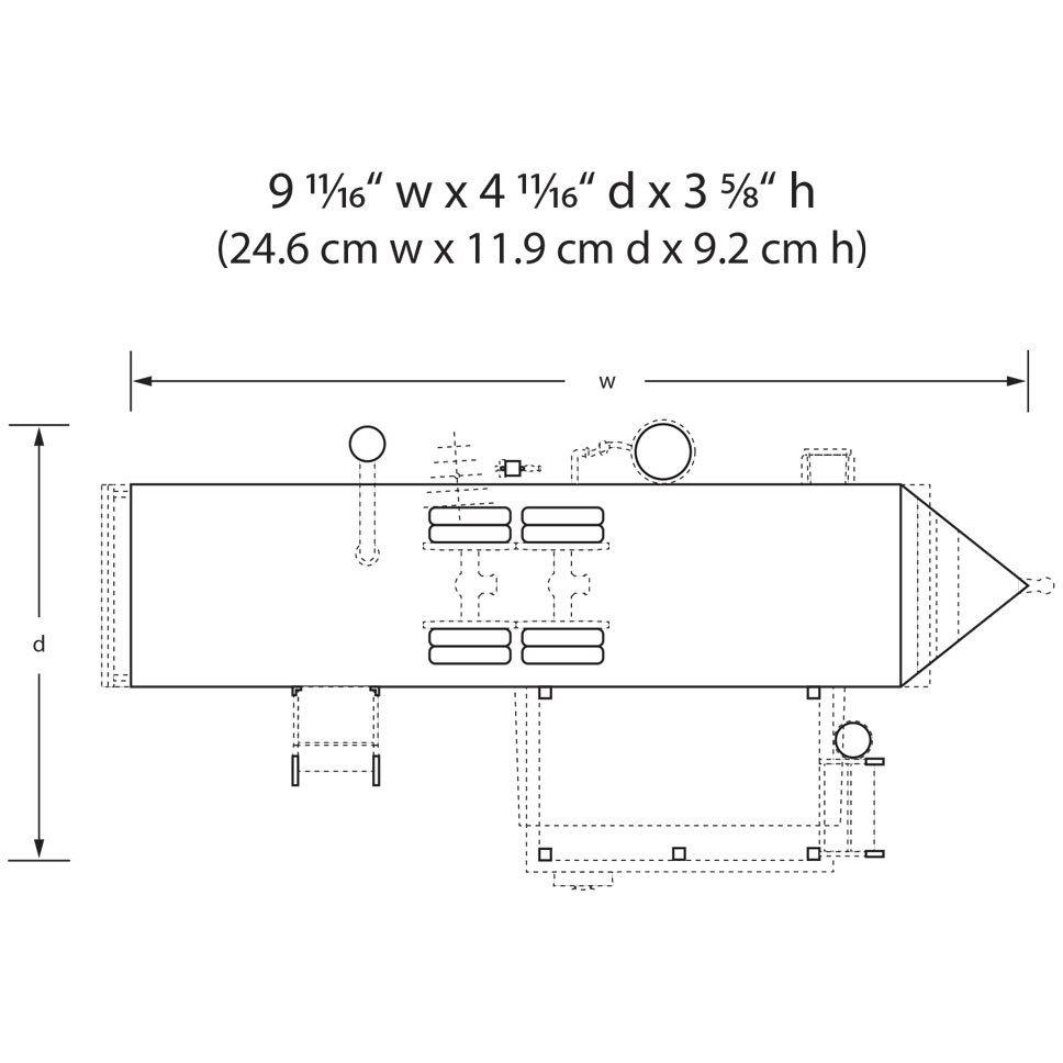 BR5861 O Built-Up Grillin' & Chillin' Trailer