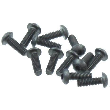 BS501-056 Button Head Machined Thread Hex Screw 4x12mm