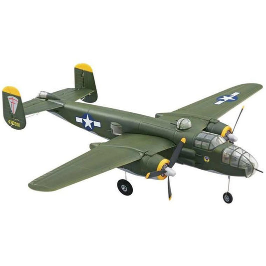 FLZA2402 Micro B-25 Mitchell WWII Bomber EP Tx-R 21.7"