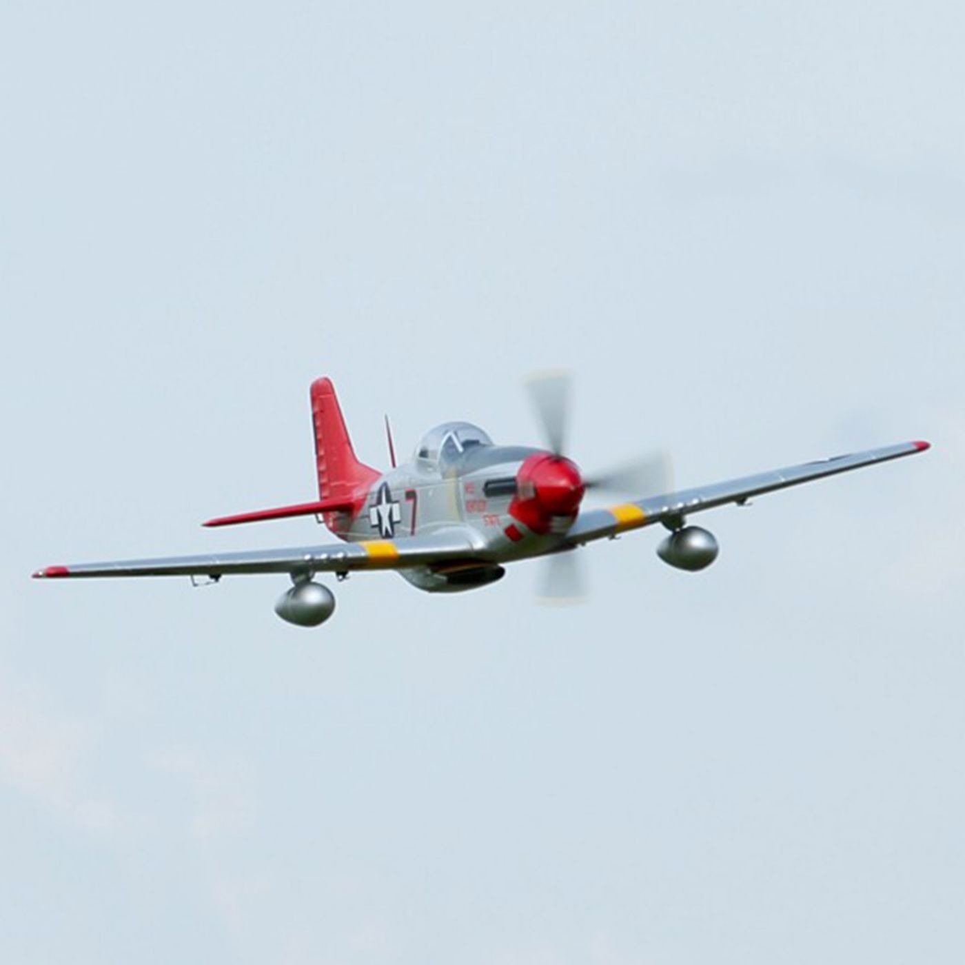 FMM041PRT P-51D, Red Tail, PNP, 1700mm