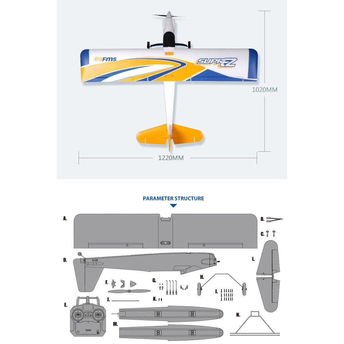 FMM096R Super EZ V2 RTF (Floats included)